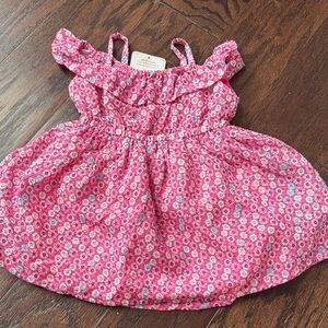 Gymboree Pink Floral Ruffle Strap Sundress